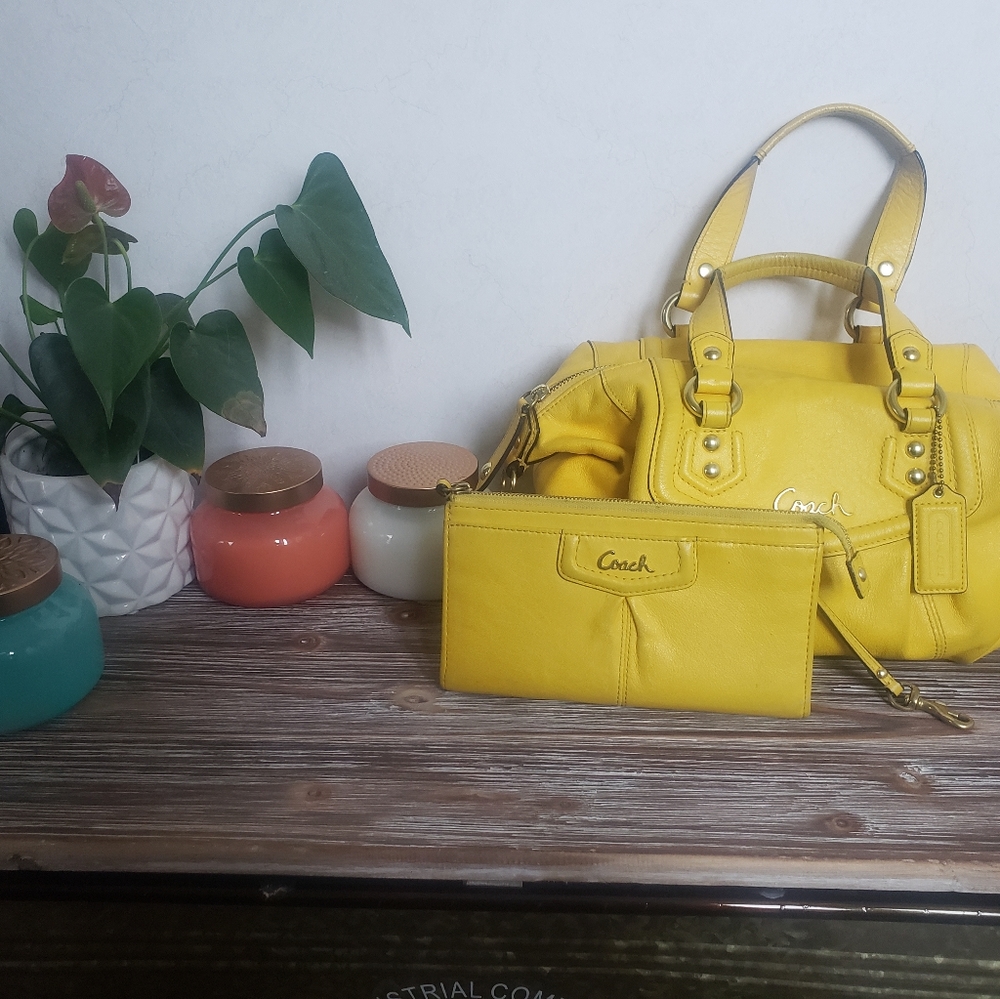 Authentic coach 2 way bag